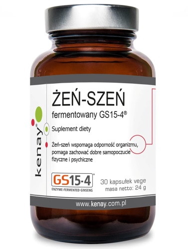 Żeń-Szeń fermentowany GS15-4® - 30 kaps. / KenayAG