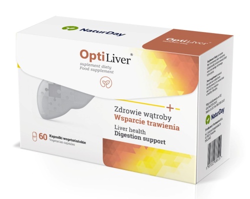 OptiLiver® Spirulina - wsparcie dla wątroby - 60 kaps. / NaturDay