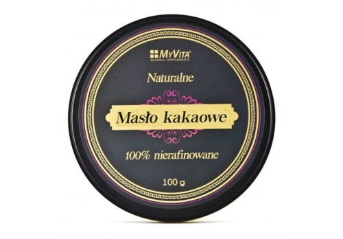 Masło KAKAOWE 100% surowe, nierafinowane - 100g / MyVita
