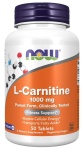 L - Carnitine 1000mg (aminokwas karnityna) - 50 tab / Now Foods