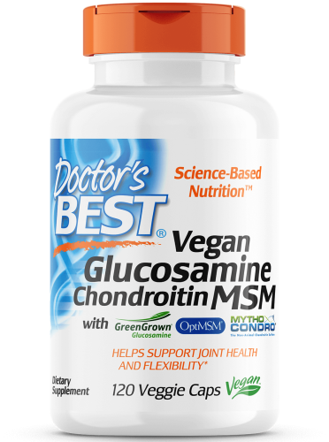 Vegan Glukozamina, Chondroityna + MSM 120 kaps. / Doctor's Best