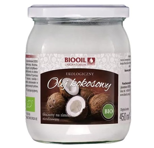 Olej Kokosowy BIO Extra Virgin 450ml / Labolatorium Biooil