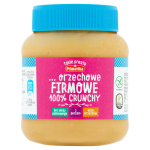 Masło orzechowe firmowe crunchy 100% - 350g / Primavika