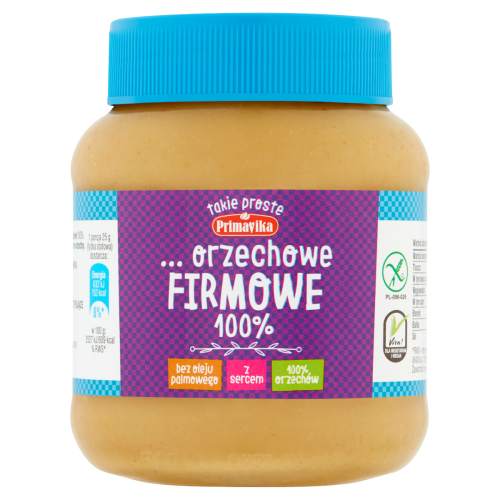 Masło orzechowe firmowe 100% - 350g / Primavika