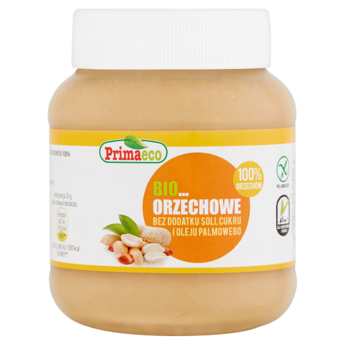 Masło orzechowe 100% BIO - 350g / Primaeco