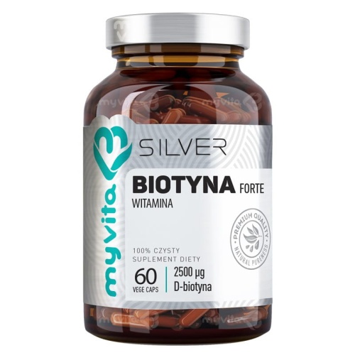 Biotyna Forte Silver Pure - 60 kaps. / MyVita 