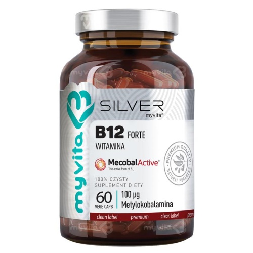 Witamina B12 Forte - Silver Pure - 60 kaps. / MyVita