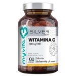 Silver Pure Witamina C 1000 mg Forte - wsparcie odporności i syntezy kolagenu - 100 kaps. / MyVita