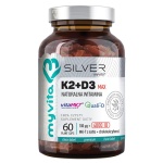 Witamina k2 (100 mcg) + D3 (4000 iu) Max - Silver Pure - 60 kaps. / MyVita