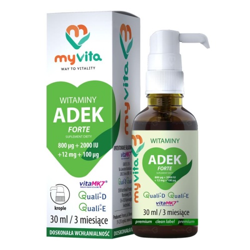 Witamina ADEK Forte krople - 30ml / MyVita