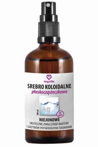 Srebro koloidalne niejonowe 50 ppm - 100ml / MyVita