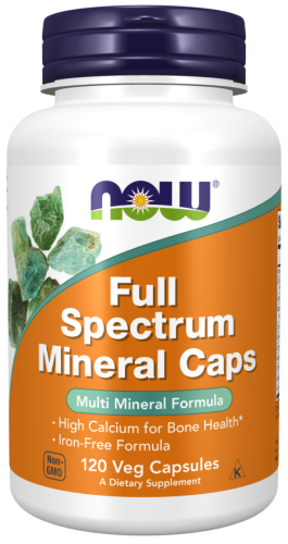 Full Spectrum Minerals - zestaw minerałów - 120 kaps. / Now Foods