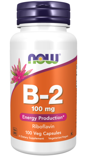 Witamina B-2 (ryboflawina) - 100 mg / Now Foods