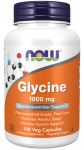 Glycine 1000mg (aminokwas glicyna) - 100 kaps. / Now Foods