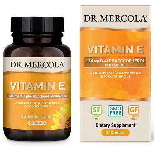 Witamina E (kompleks wszystkich 8 frakcji witaminy E) 30 kaps. / Dr. Mercola