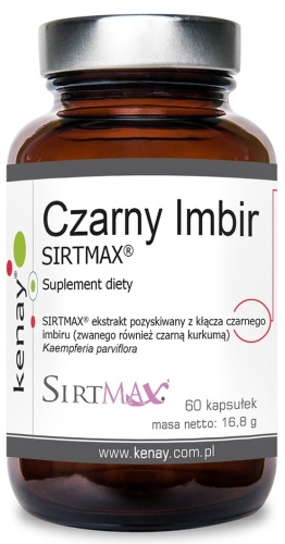 Czarny Imbir SIRTMAX® ekstrakt - 60 kaps / KenayAG