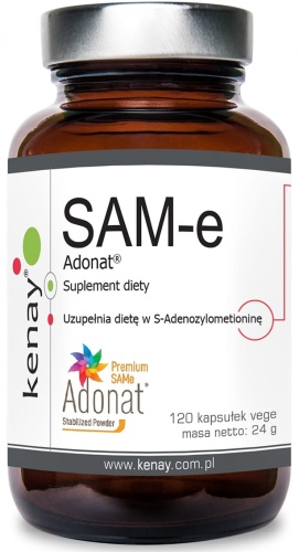 SAM-e S-Adenosyl-L-Methionine ADONAT® - 120 kaps / KenayAG