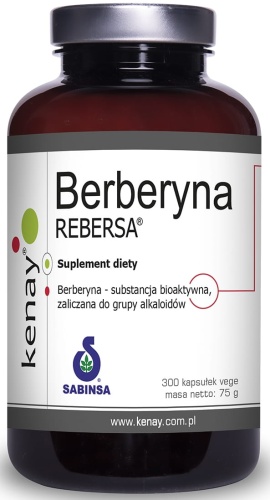Berberyna REBERSA® - metabolizm glukozy i cholesterolu - 300 kaps / KenayAG