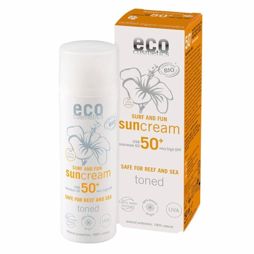 SUN Krem na słońce tonowany SURF & FUN SPF50+ BIO 50 ml / Eco Cosmetic