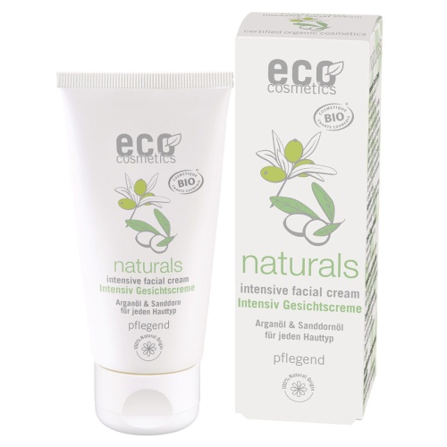 Naturals Intensive Facial Cream BIO - krem do twarzy intensywnie pielęgnujący z rokitnikiem i olejem arganowym - 50 ml / Eco Cosmetic