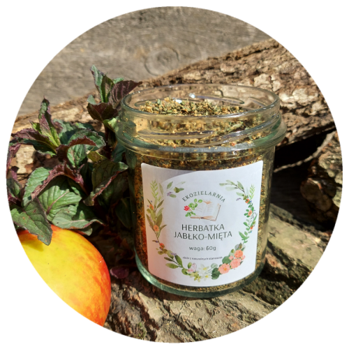 Herbatka jabłkowo - miętowa 60g / G.E.  Wojtkowski