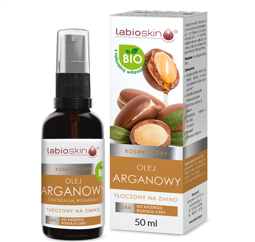 Olej arganowy kosmetyczny BIO 50ml Labioskin / Labolatorium Biooil 