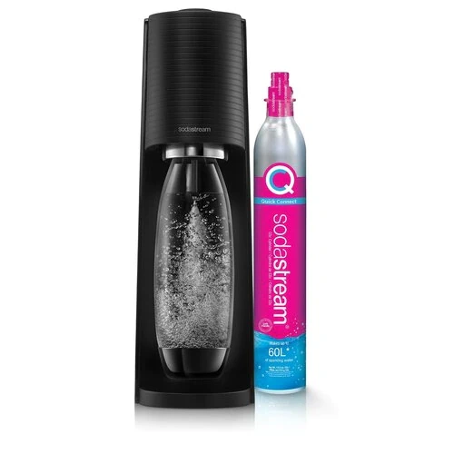 Saturator SodaStream Terra Czarny (ekspres do tworzenia wody gazowanej) 