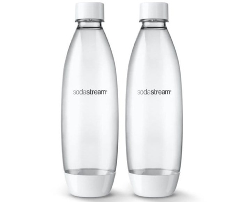 Butelka 1 litrowa Fuse biała do saturatorów SodaStream (dwupak)
