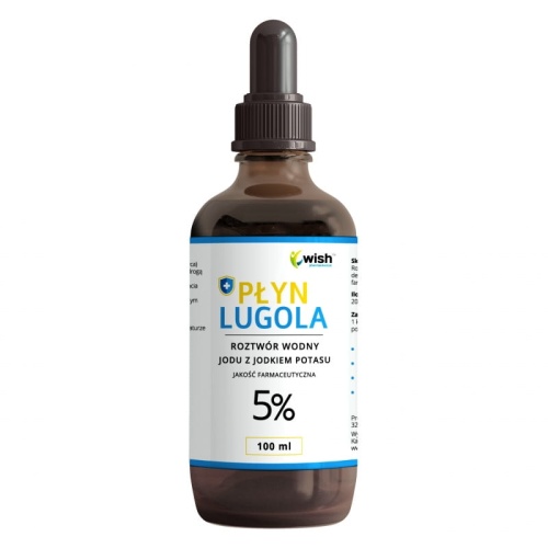 Płyn Lugola 5% (6% czystego JODU) 100 ml / Wish Pharmaceutical 