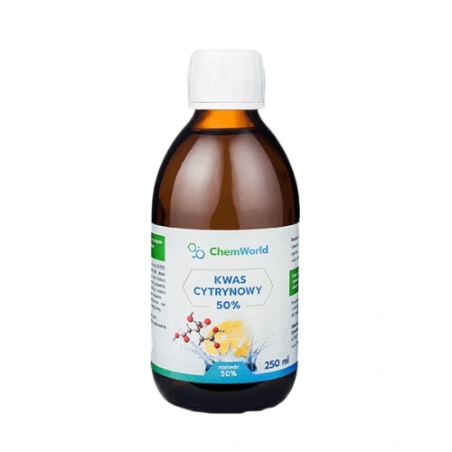 Kwas Cytrynowy 50% - Aktywator MMS - 250ml / Chem World