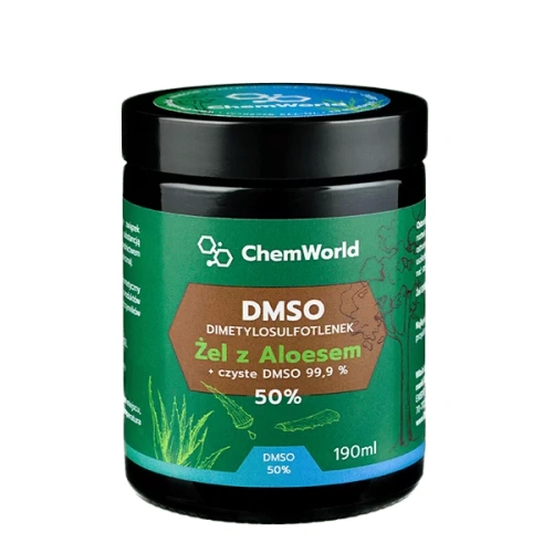 DMSO Żel 50% z aloesem meksykańskim 190ml / Chem World