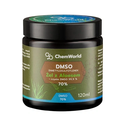 DMSO Żel 70% z aloesem meksykańskim 120ml / Chem World