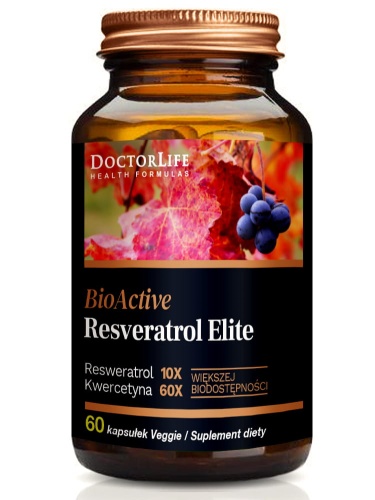 Resveratrol Elite BioActive + Kwercetyna - 60 kaps. / Doctor Life
