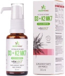Witaminy D3 + K2 MK7 w BIO oleju konopnym - 30 ml / HempKing