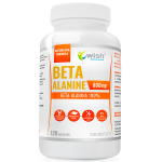 Beta Alanina 800mg (mosna pompa, energia, siła, wytrzymałość) - 120 kaps. / Wish Pharmaceutical  