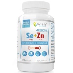 Selen Organiczny 200 mcg + Cynk 15 mg + Prebiotyk - 120 kaps. / Wish Pharmaceutical