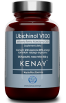 Ubichinol V100 (aktywna forma Koenzymu Q10) 120 kaps / Kenay Premium 