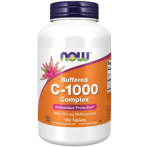 Witamina C - 1000 Complex buforowana - 180 tabletek / Now Foods 