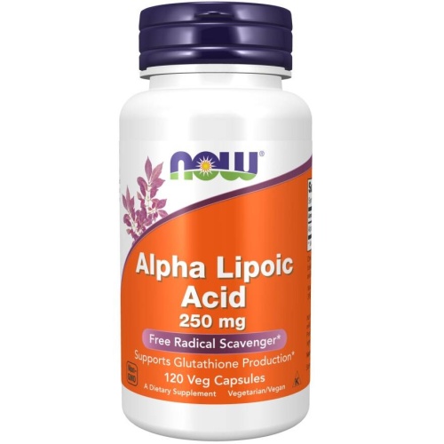 Alpha Lipoic Acid 250 mg - Kwas Alfa Liponowy ALA  - 60 kaps / NOW FOODS