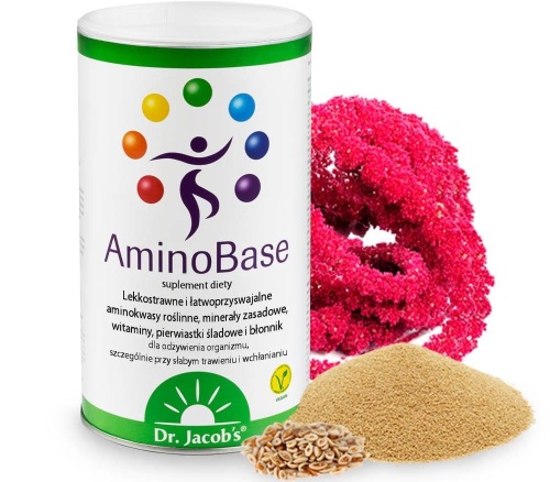 AminoBase - kompleks aminokwasów i minerałów - 345 g / Dr. Jacobs 