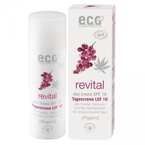 Revital Day Cream SPF10 - Krem na dzień z OPC, Q10 i kwasem hialuronowym - 50ml / Eco Cosmetic 
