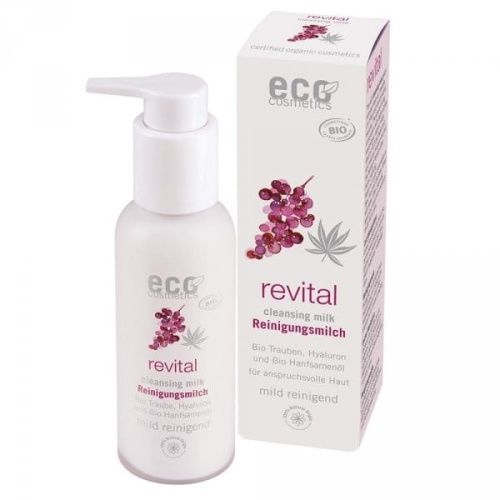 Revital Cleansing Milk - Mleczko oczyszczające z OPC, Q10 i kwasem hialuronowym - 100ml / Eco Cosmetic 