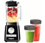 SUPER CENA! Zestaw - Blender Power Premium by Magimix Czarny + 2 dodatkowe kielichy 