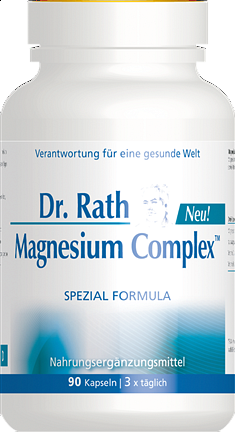 Dr. Rath Magnesium Complex™ 90 kaps (trzy formy magnezu+wit. B6 i D3)