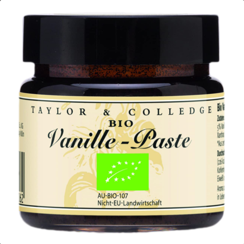 Wanilia Bourbon - pasta z nasionami wanilii - BIO 65g / Taylor & Colledge