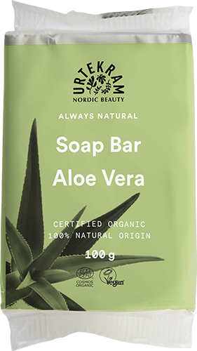 MYDŁO REWITALIZUJĄCE W KOSTCE Z ALOESEM BIO 100g / URTEKRAM