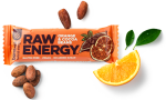 Baton RAW Energy Pomarańcza - Kakao 50g / Bombus 