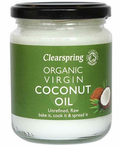 Olej kokosowy organic virgin BIO 200g/222ml / Clearspring 