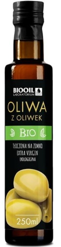 BLACK Oliwa z oliwek extra virgin BIO 250 ml. / Labolatorium Biooil 