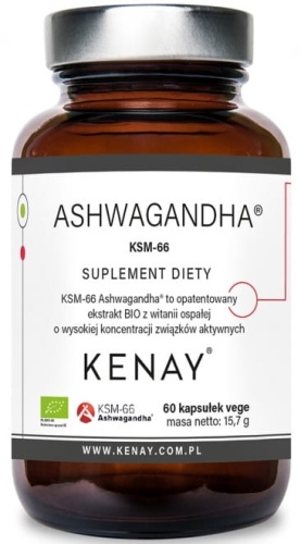 Ashwagandha KSM-66 BIO 60 kaps / KenayAG